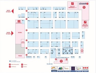 Plan du salon APS 2025